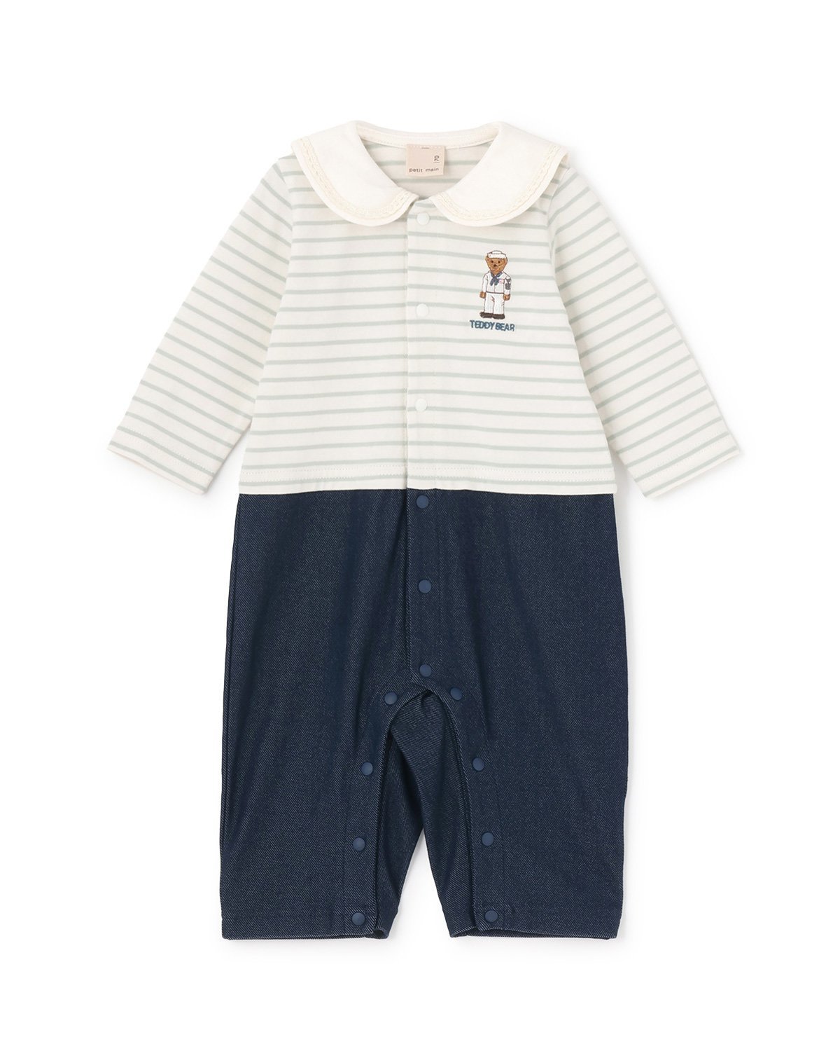 Комбинезон «Мишка-моряк» Petit Main, Light Green