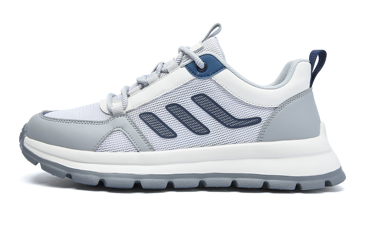 

Износостойкие, дышащие, легкие, низкие повседневные мужские туфли Mulinsen, Gray