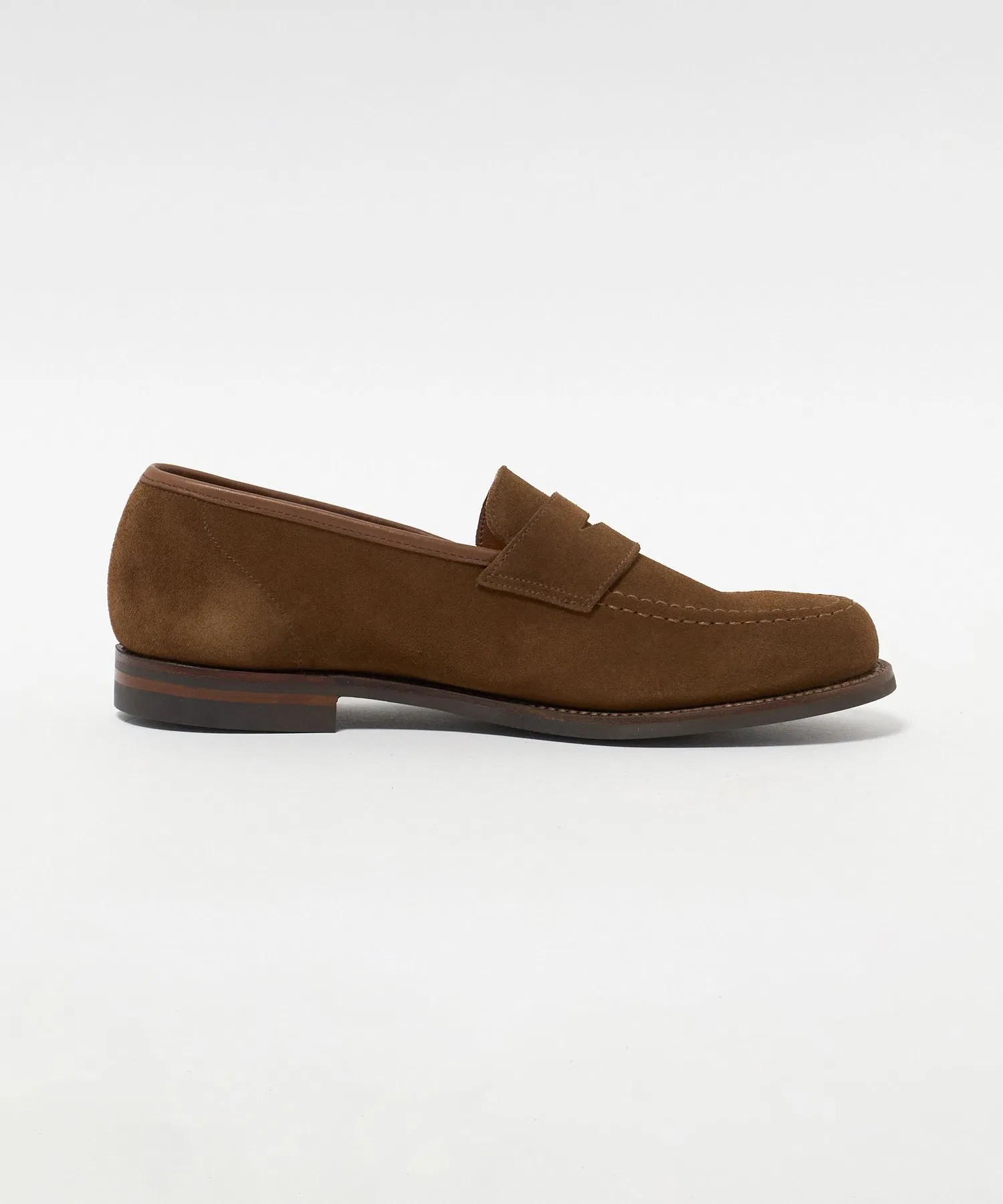 Мужские лоферы CROCKETT&JONES HARVARD2 SUEDE CITY SOLE — фото 4