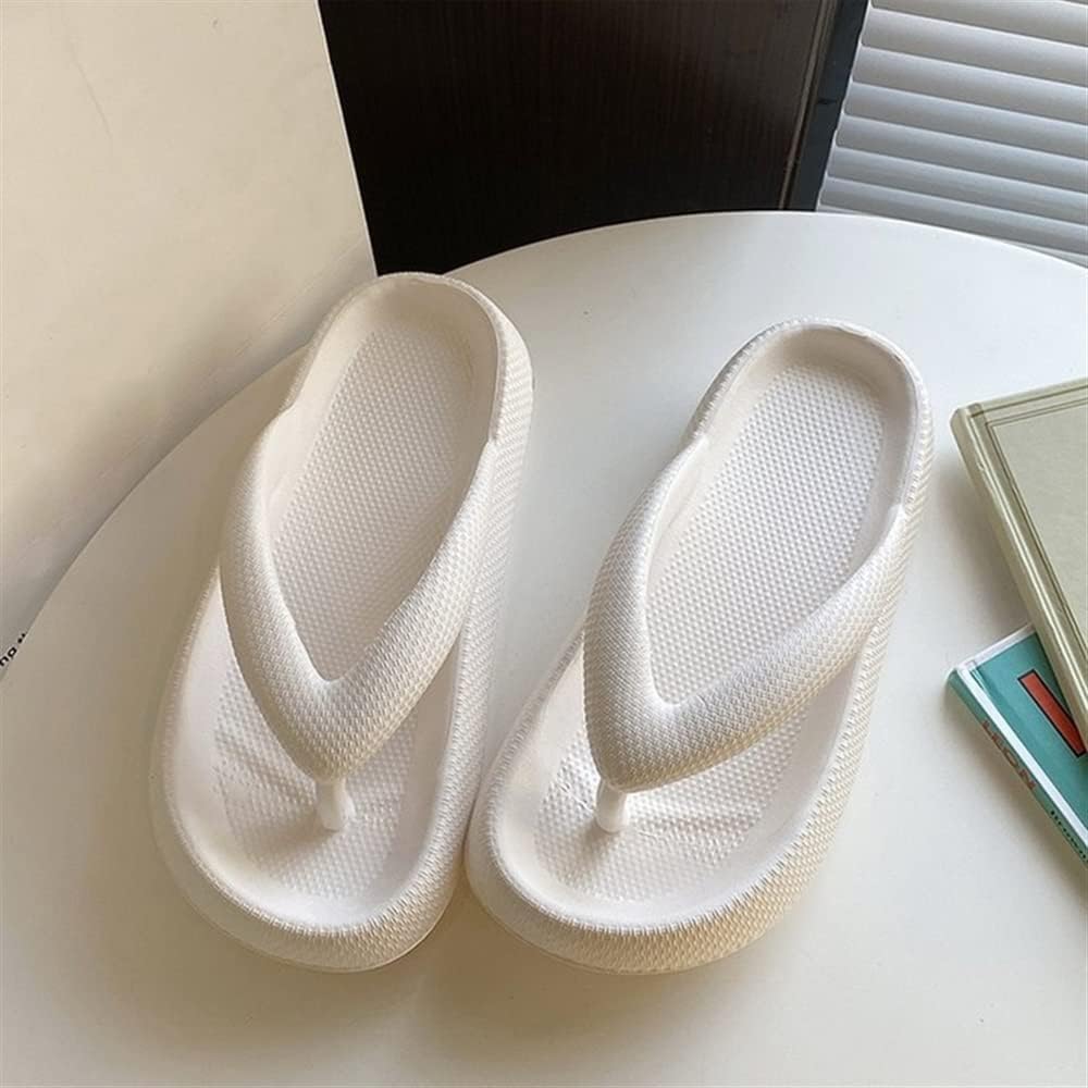 Женские и мужские шлепанцы ANSAIR Cloud Pillow, EVA, мягкие, с нескользящей подошвой, для пляжа, душа и ванной, открытый носок, с мягкой амортизирующей стелькой, для дома (Цвет: B-6, Размер обуви: 42-43), 42-43 A-5 — фото 2