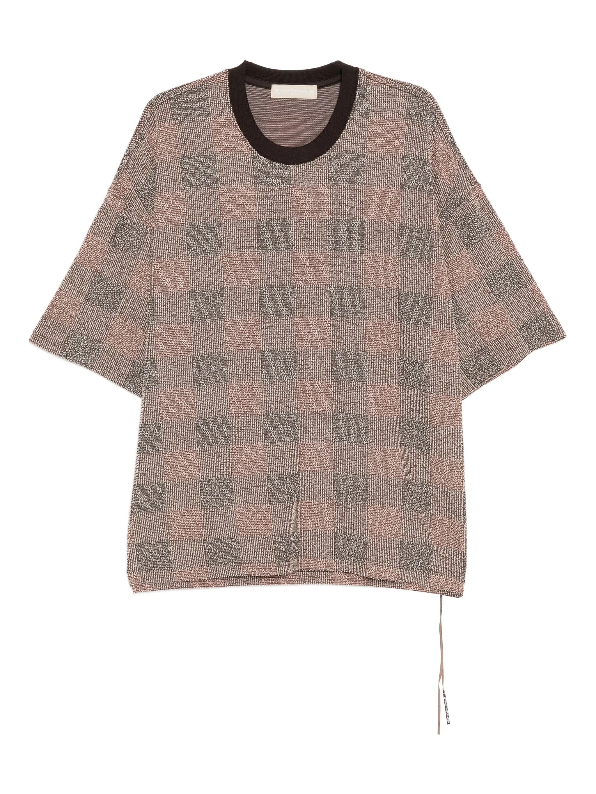 

Футболка с вышитым логотипом Mastermind World, коричневый