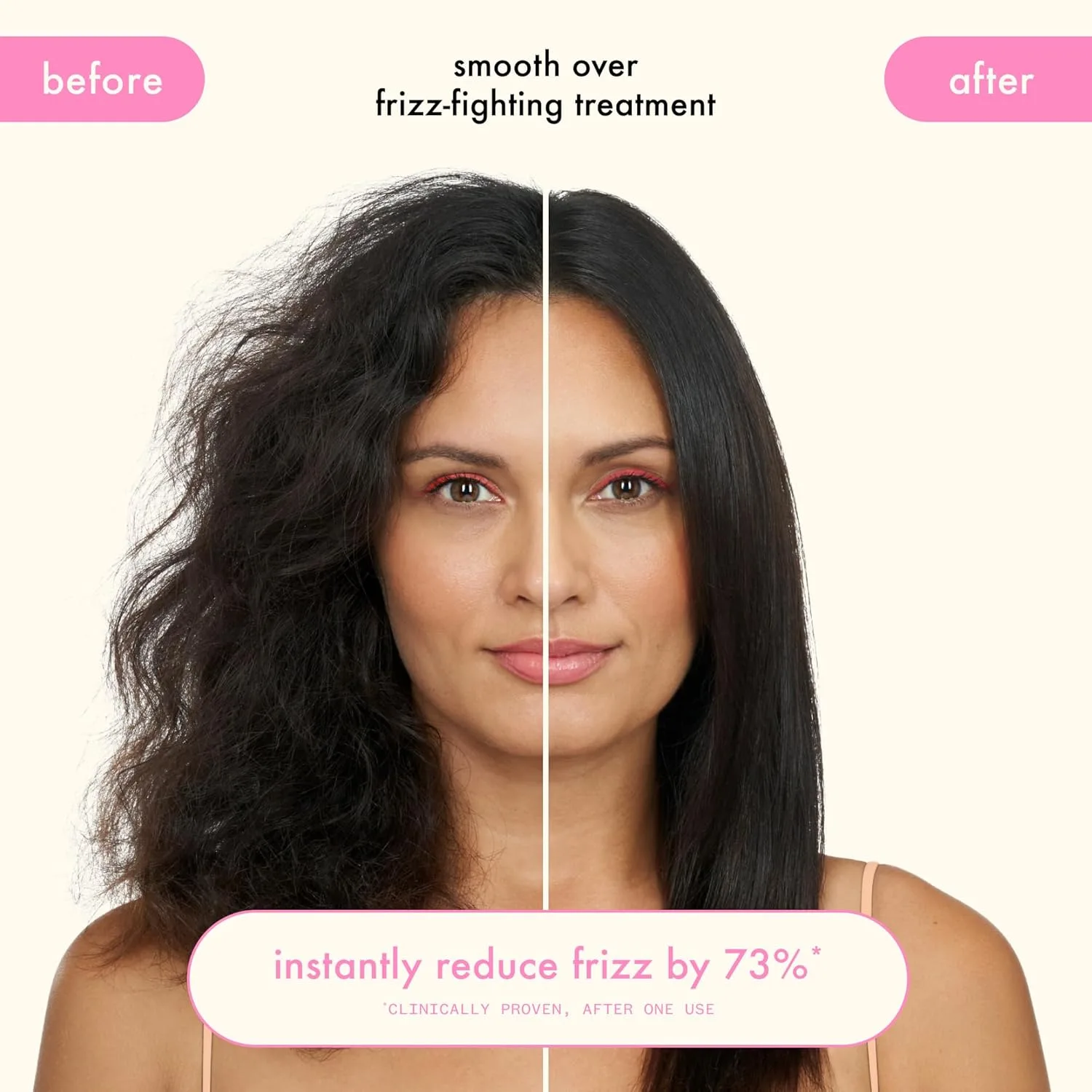 Средство для разглаживания и борьбы с пушистостью волос amika Smooth Over Frizz-Fight-Fight Treatment Mask — фото 4