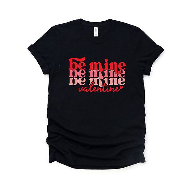 

Футболка с принтом Be mine valentine Simply Sage Market, Black, Черный, Футболка с принтом Be mine valentine Simply Sage Market, Black