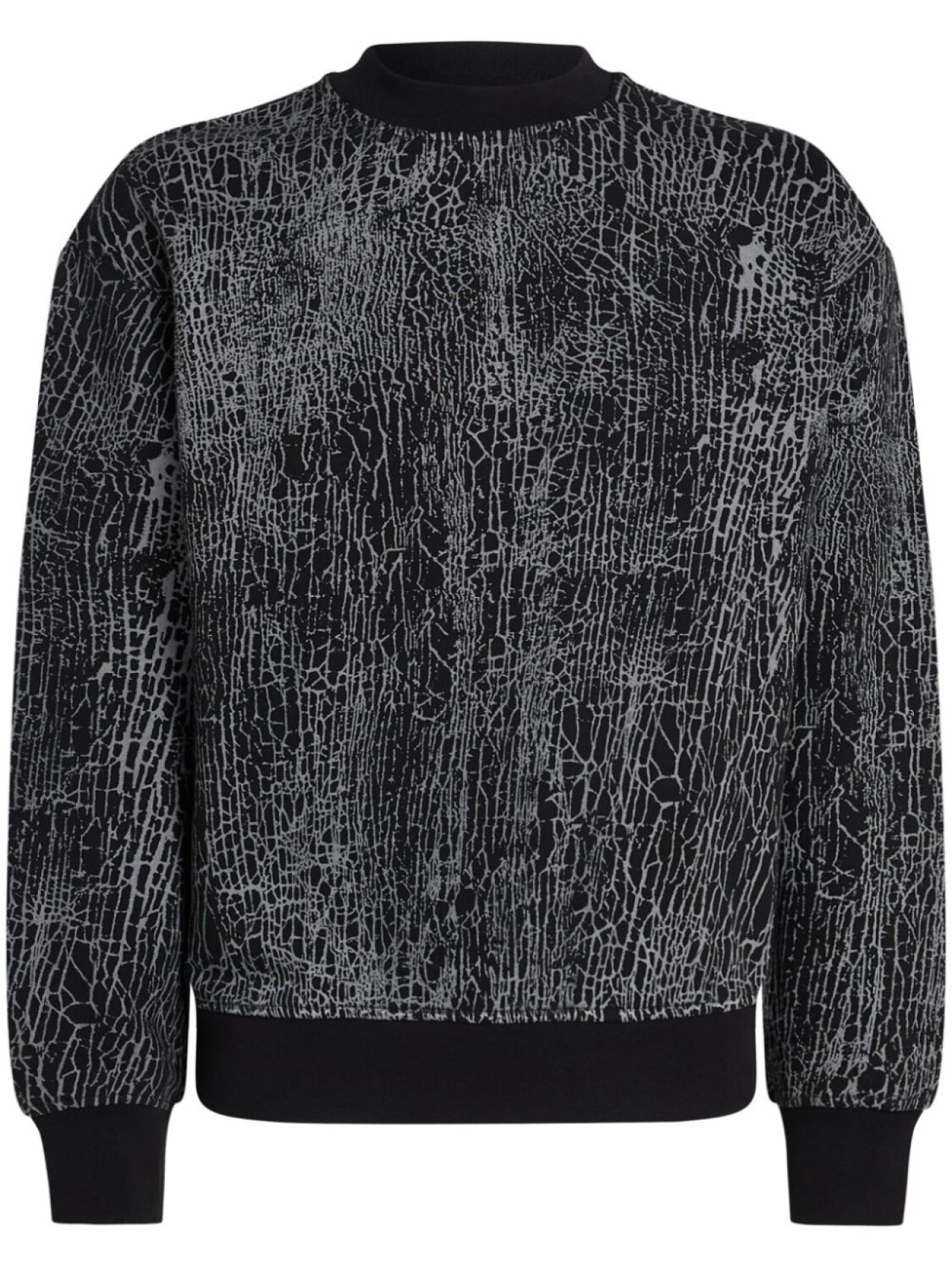 

Толстовка Karl Lagerfeld Jeans с трещинами, черный