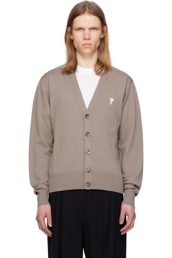 

Кардиган Ami de Coeur Taupe AMI Paris