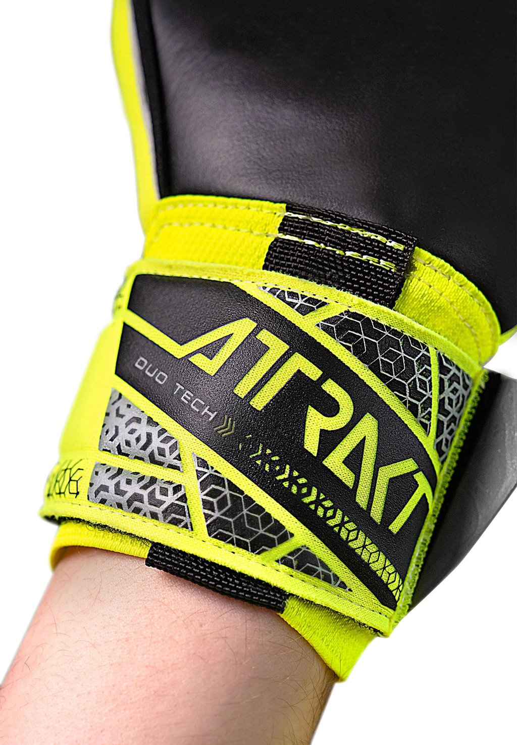 

Вратарские перчатки ATTRAKT DUO Reusch, неоново-желтый