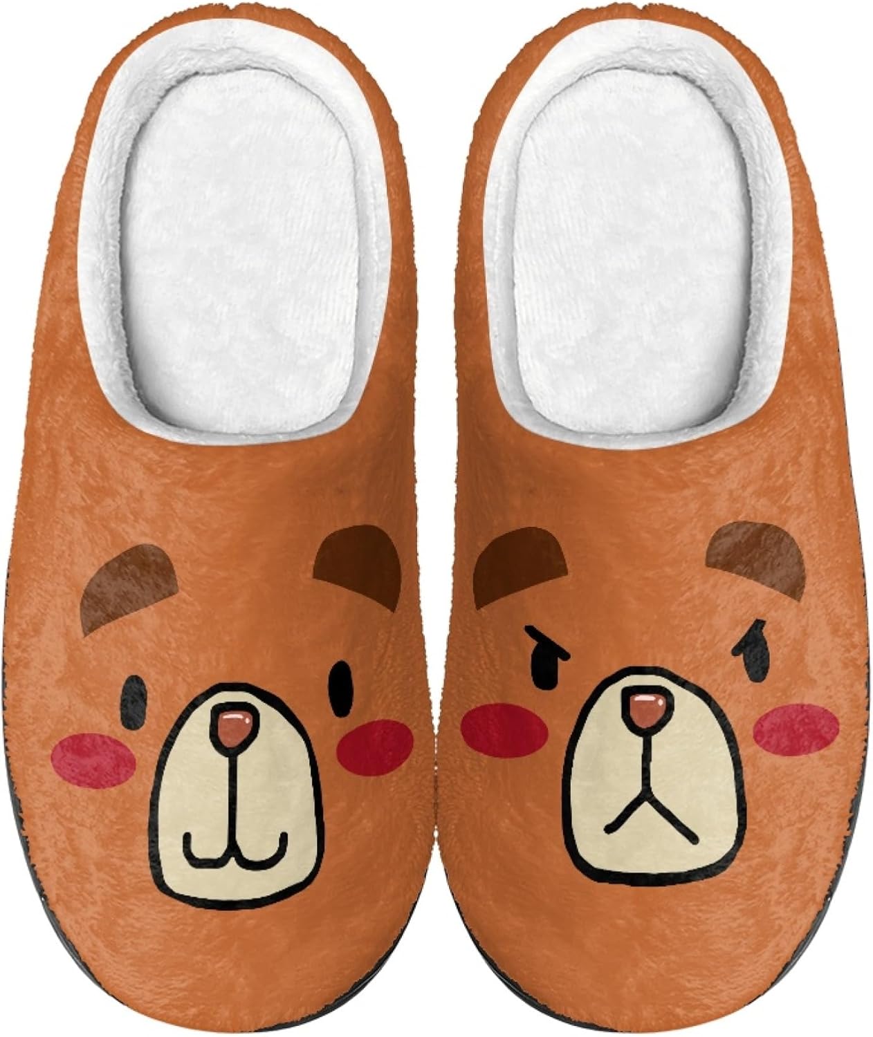 

Kendt графические милые тапочки для женщин и мужчин, домашние тапочки, уютные хлопковые тапочки, удобные, теплые, на каждый день (размер 4-11), оранжевый