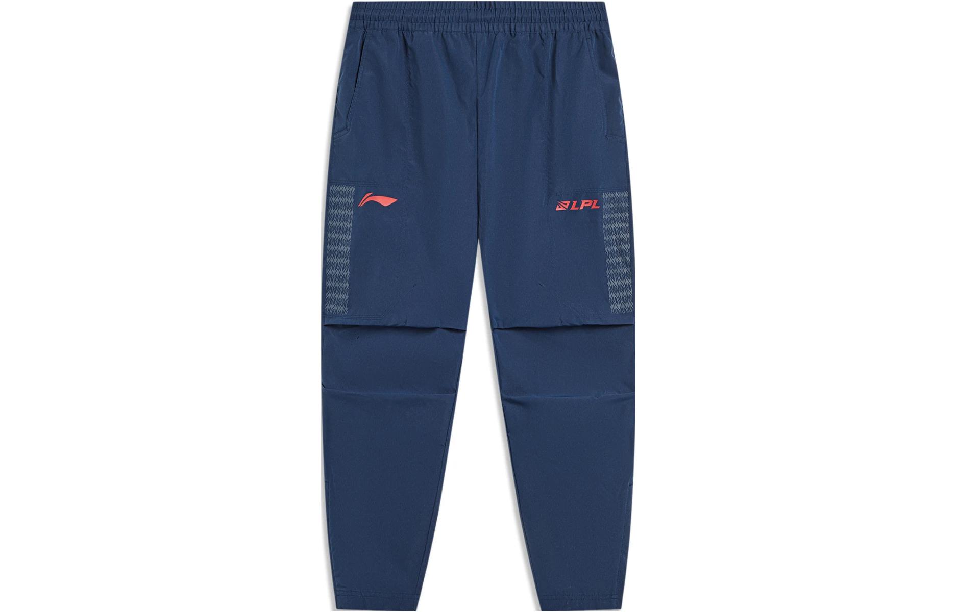 

Вязаные спортивные брюки LiNing x LEAGUE OF LEGENDS Sports Life Collection, мужские, темно-синего цвета