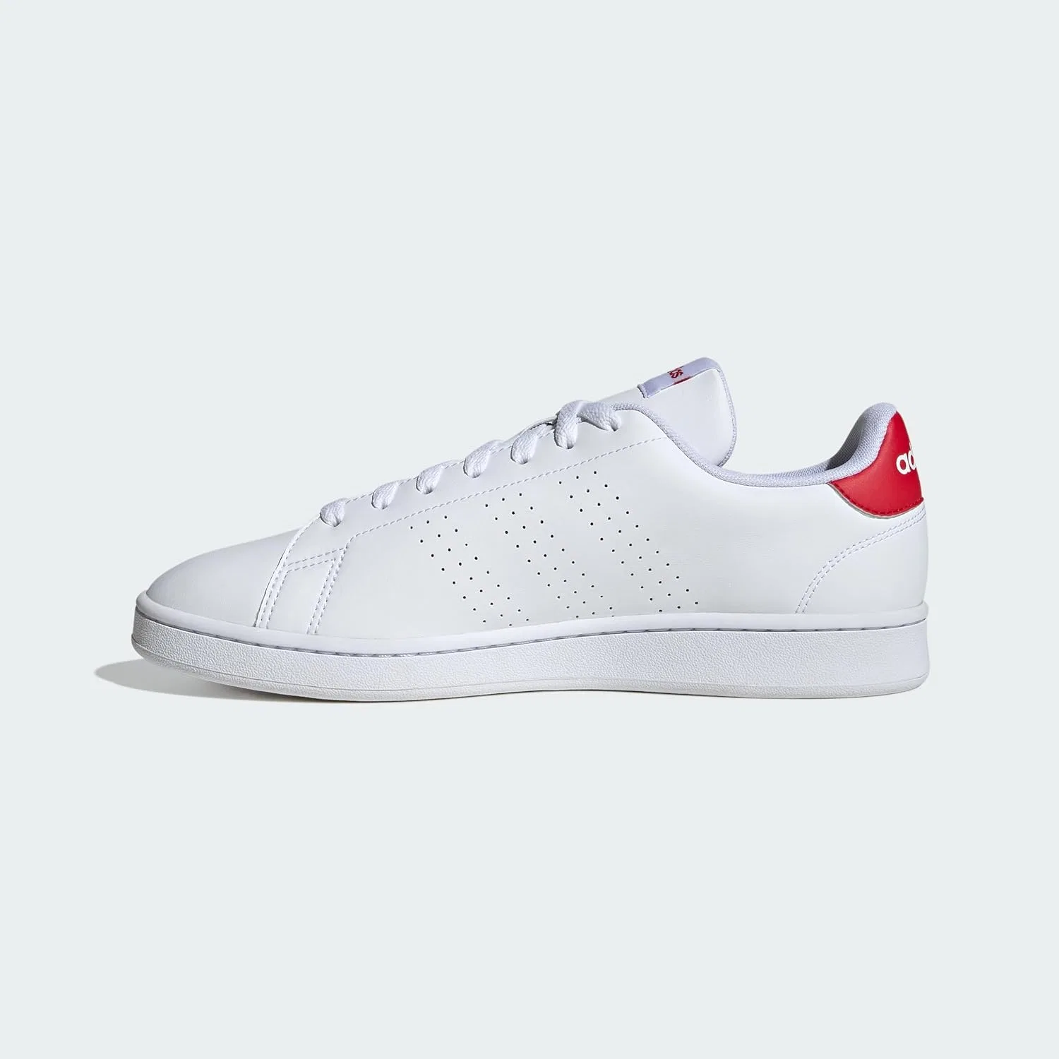 Мужские кроссовки Adidas Advantage, Cloud White Better Scarlet Cloud White — фото 2