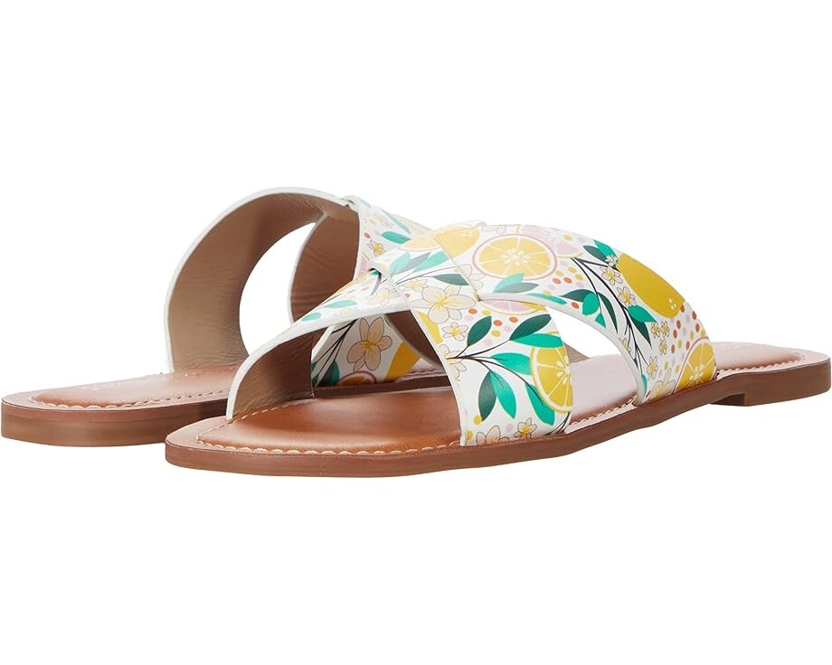 

Сандалии Jack Rogers Slotted Sloane X-Band, цвет Lemon Print
