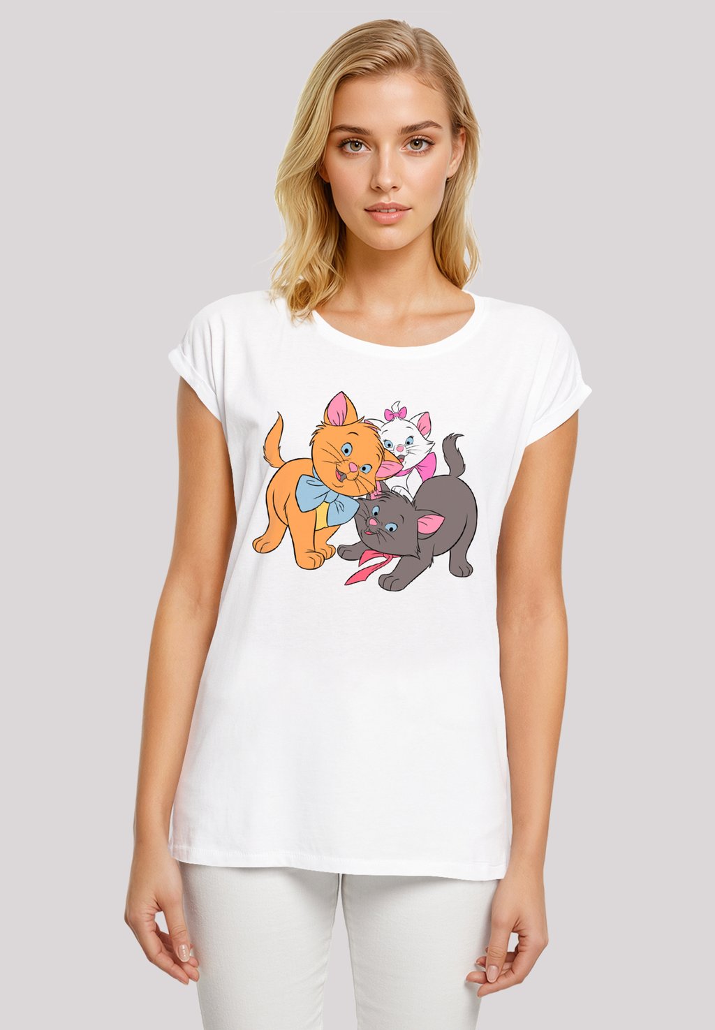 

Футболка с принтом DISNEY ARISTOCATS LITTLE FRIENDS F4NT4STIC, белый