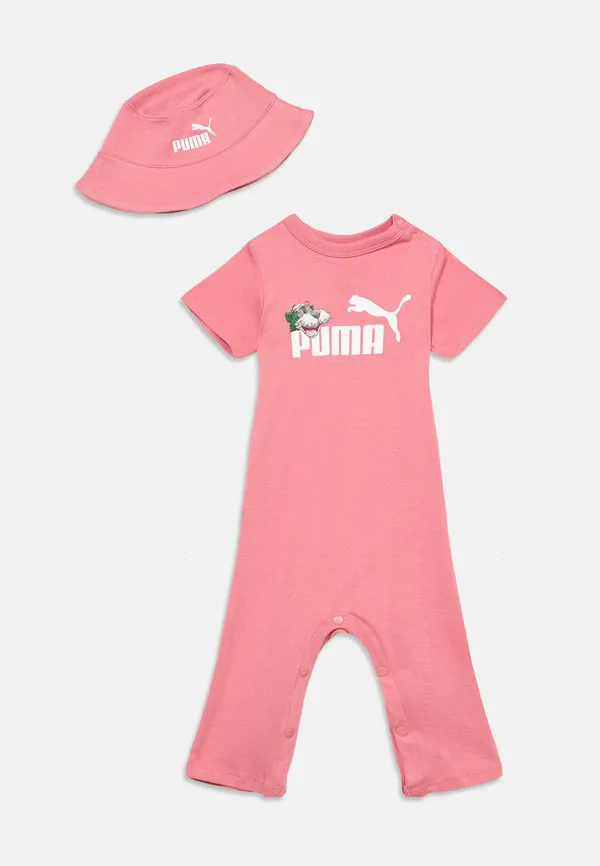 Комбинезон minicats для новорожденных, унисекс, с шапочкой Puma, Wild Pink — фото 3