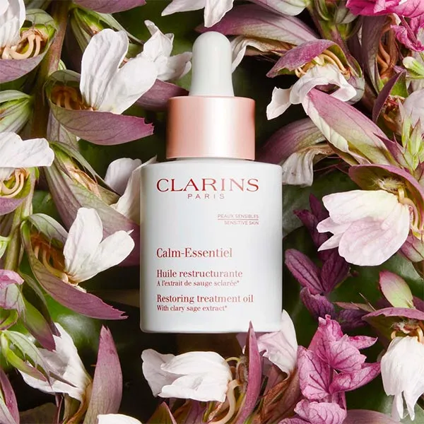 Масло для лица Clarins — Увлажняющее успокаивающее масло Calm-Essentiel Huile Reestructurante, 30 мл — фото 3