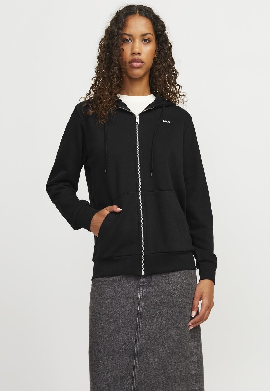 

Толстовка на молнии JXABBIE EVERY ZIP HOOD JJXX, черный