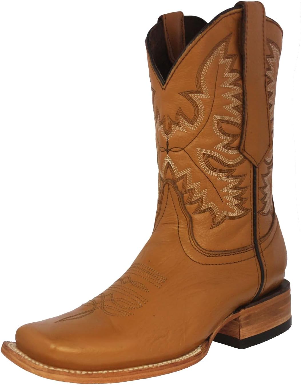 

Мужские ковбойские сапоги Texas Legacy Buttercup Western для родео, кожаные с квадратным носком