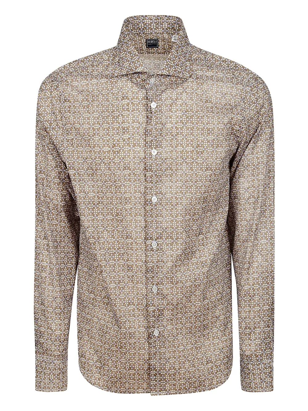

Рубашка на пуговицах Fedeli, коричневый