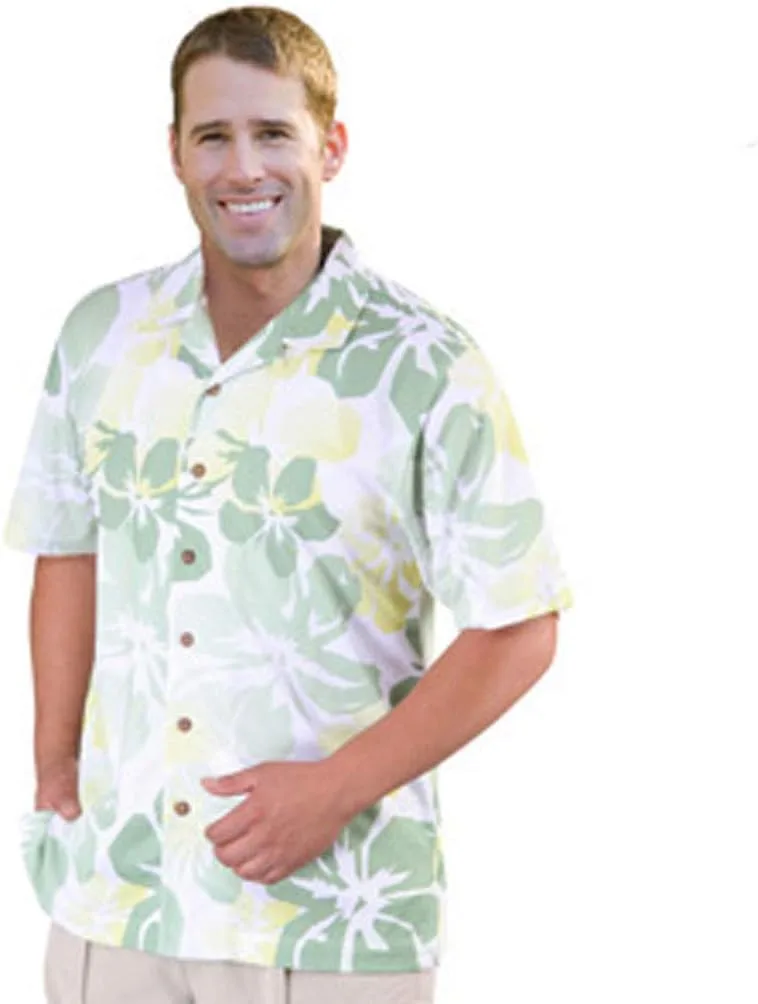 

Мужская гавайская рубашка Monterey Club с текстурным принтом #1517