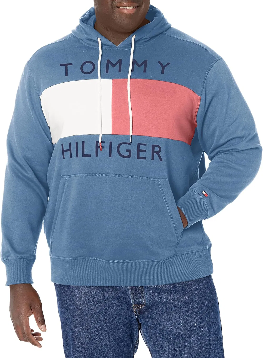 Толстовка с капюшоном Tommy Hilfiger Denim Brooks, синий