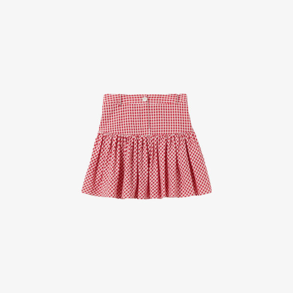 

Виши клетчатая мини-юбка с расклешенным подолом из ткани Claudie Pierlot, цвет divers