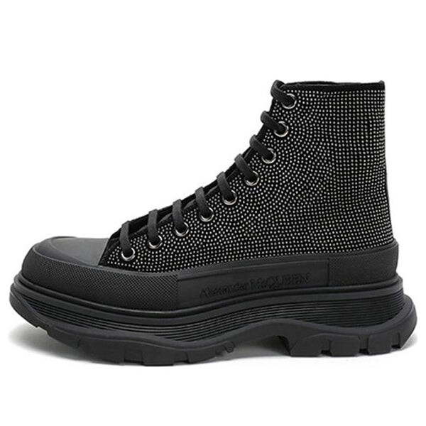 

Кроссовки casual boots 'black' Alexander Mcqueen, черный