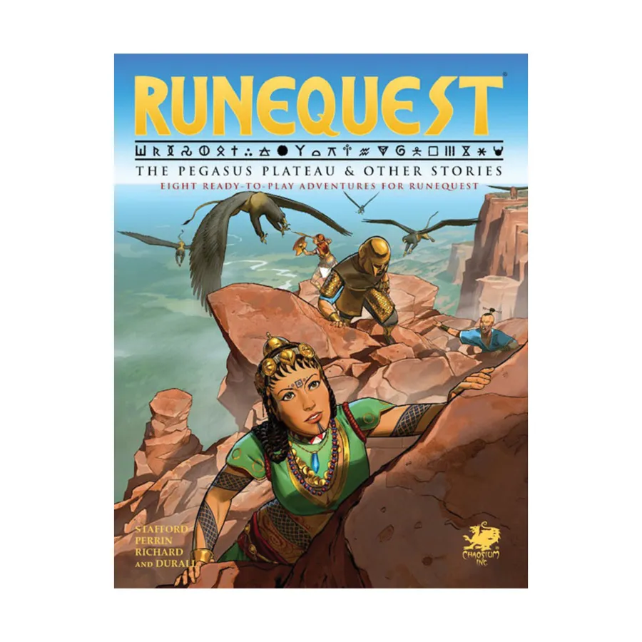 

Pegasus Plateau & Other Stories, RuneQuest (Chaosium), твердый переплет