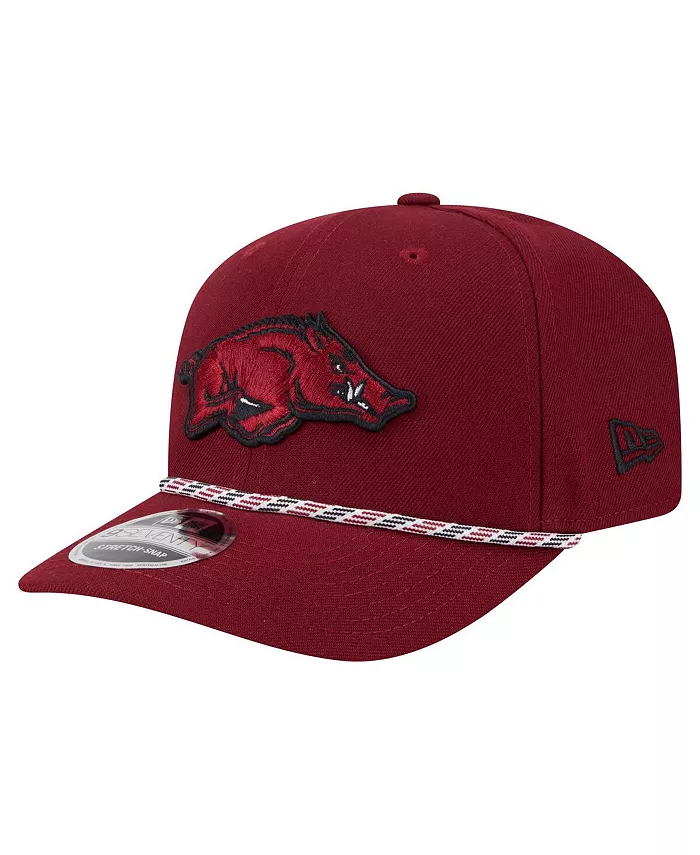 

Мужская шапка Cardinal Arkansas Razorbacks Game Day Multi-Rope 9SEVENTY Stretch-Snap New Era