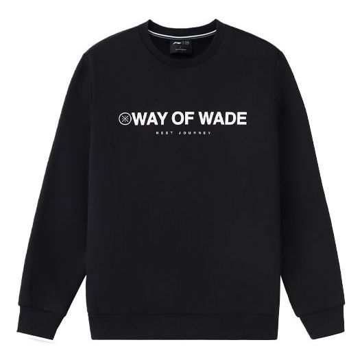 

Свитера way of wade свитшоты с круглым вырезом Li-Ning, черный