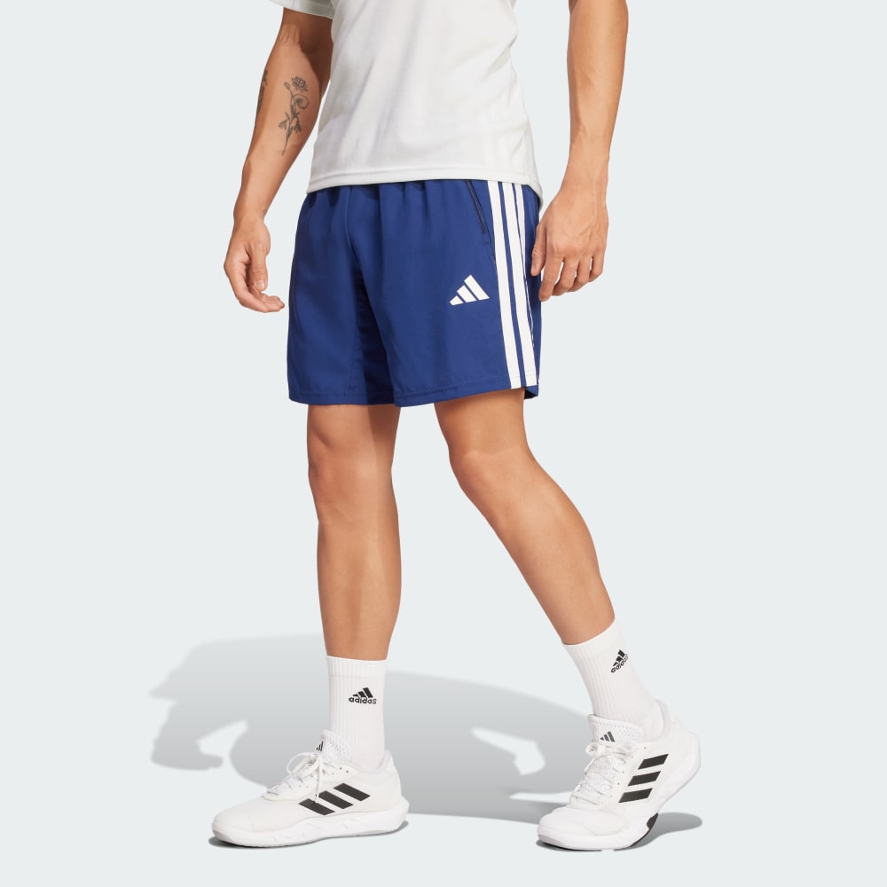 

Спортивные шорты Adidas Essentials Training 3-Stripes Woven Shorts, цвет Dark Blue