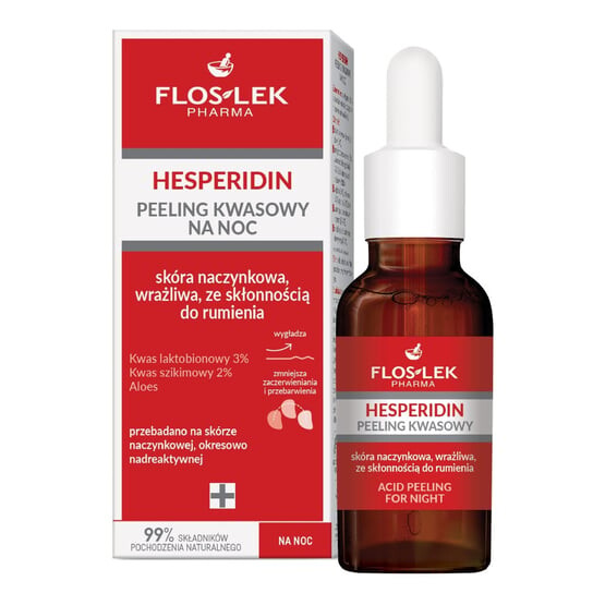 

Ночной кислотный пилинг, 30мл Floslek Hesperidin