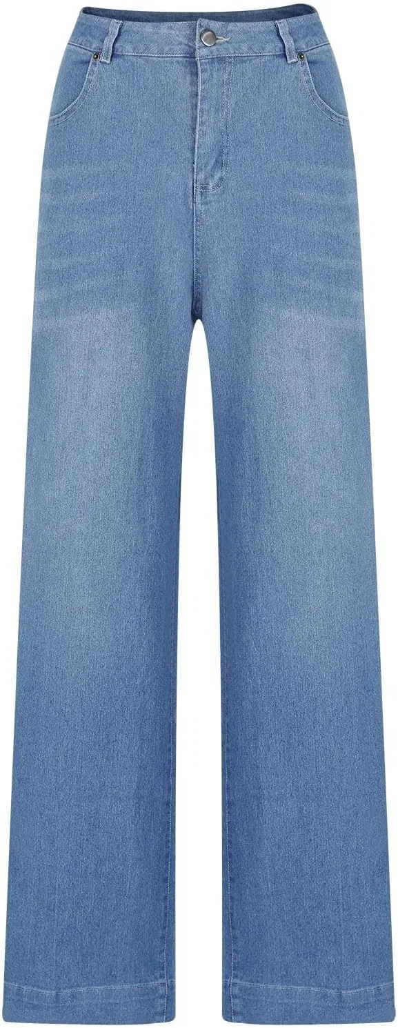 Джинсы свободные Womens Light Blue — фото 4