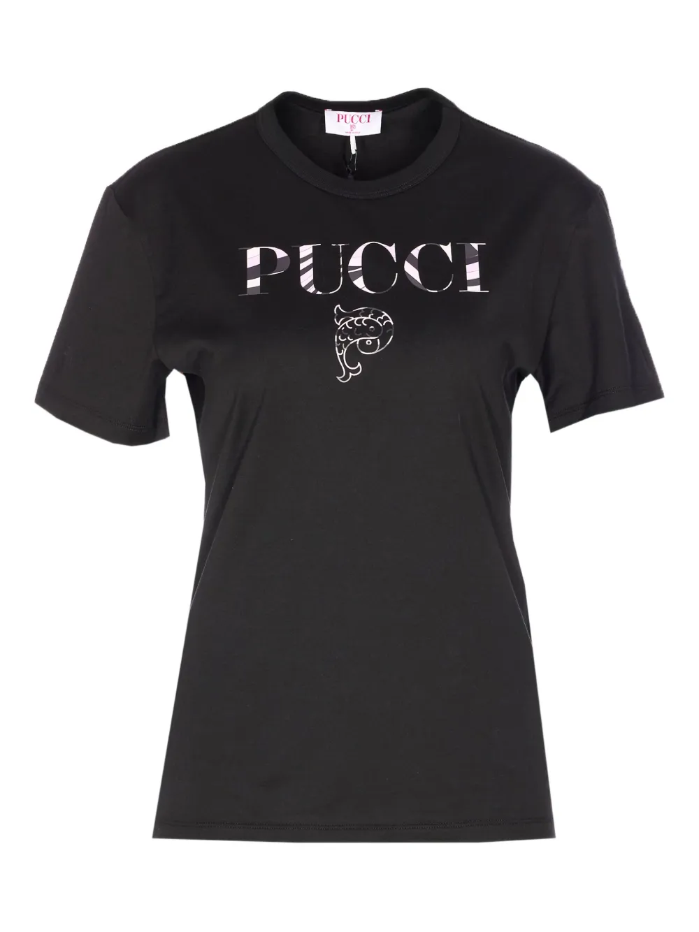 

Футболка с графическим логотипом PUCCI, черный