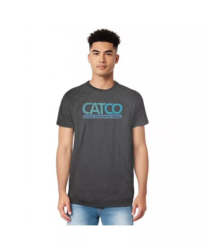 

Мужская футболка Catco Logo Adult Heather Supergirl, серый