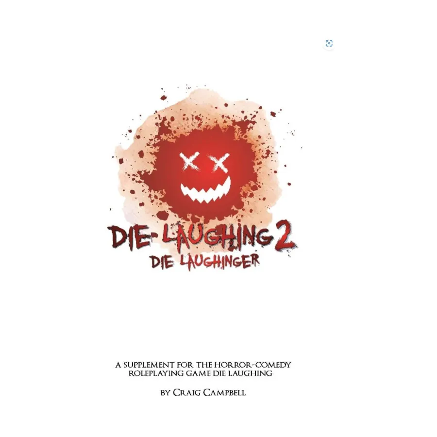 

Die Laughing 2 - Die Laughinger, Role Playing Games (Nerd Berger Games), мягкая обложка