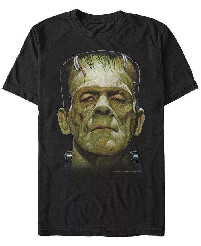 

Мужская футболка с коротким рукавом Universal Monsters Big Frank Fifth Sun, черный