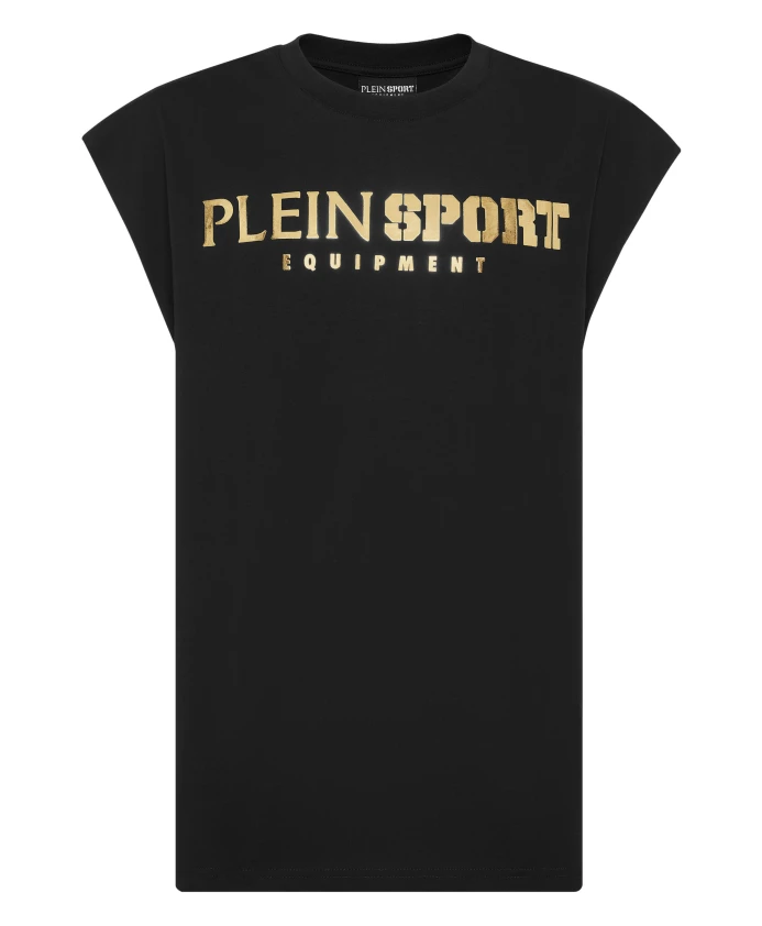 

Ламинированная майка Plein Sport, черный