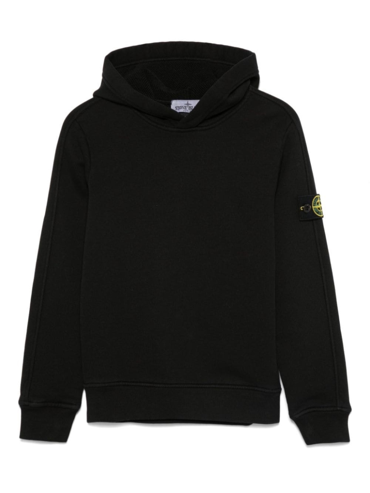 

Stone Island Junior толстовка с значком компаса, черный