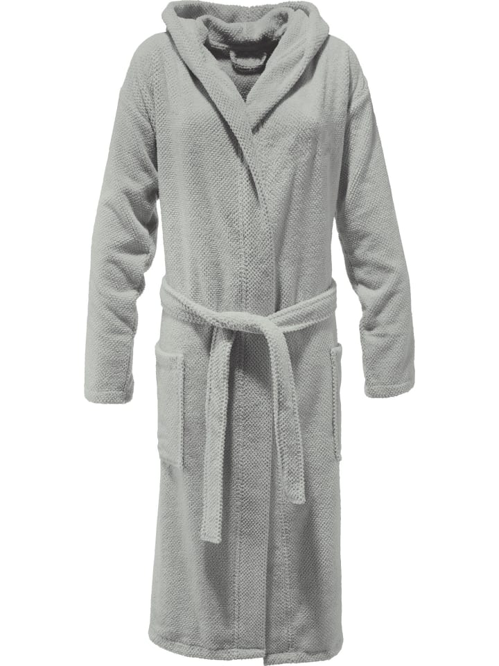 

Erwin Müller Универсальный махровый банный халат с капюшоном, Achberg, светло-серый