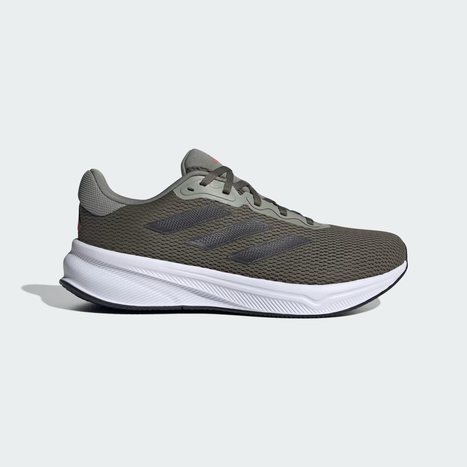 

Кроссовки Response Adidas, цвет Olive Strata/Core Black/Bright Red