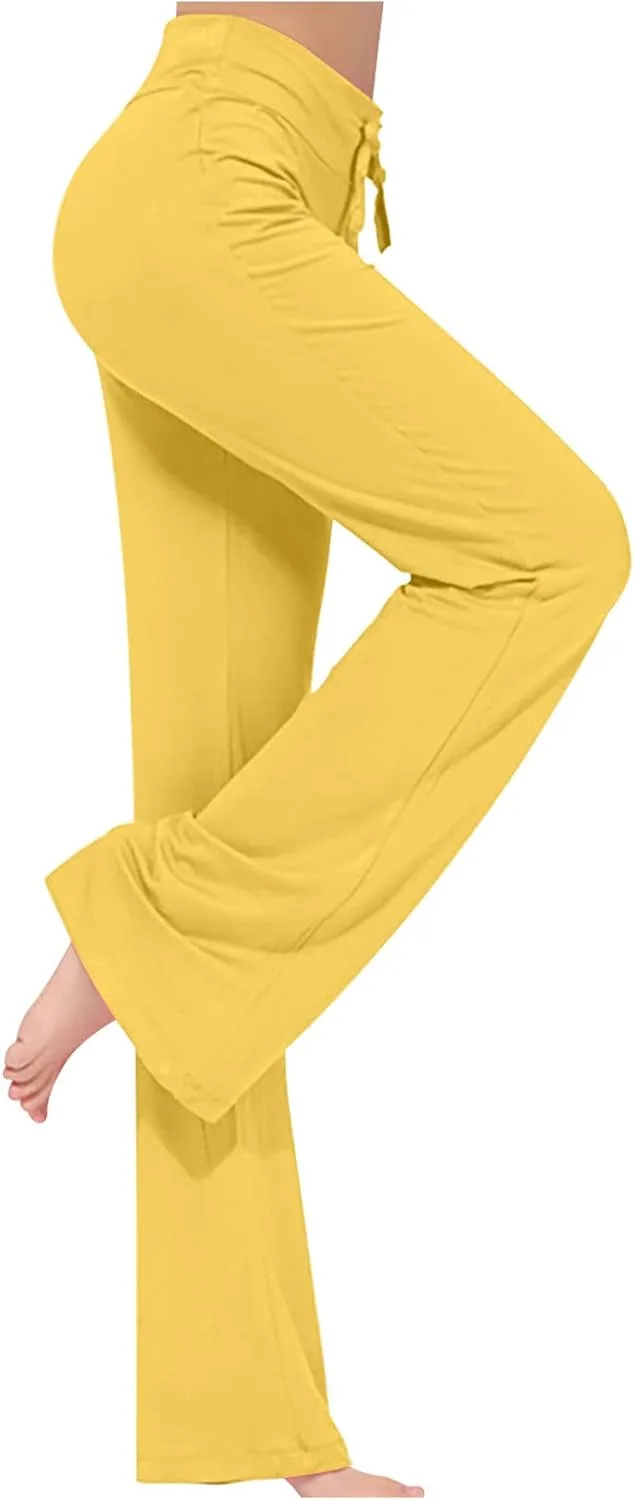 

Dademeo женские леггинсы flare с эффектом утяжки, высокие, свободные, для фитнеса и йоги