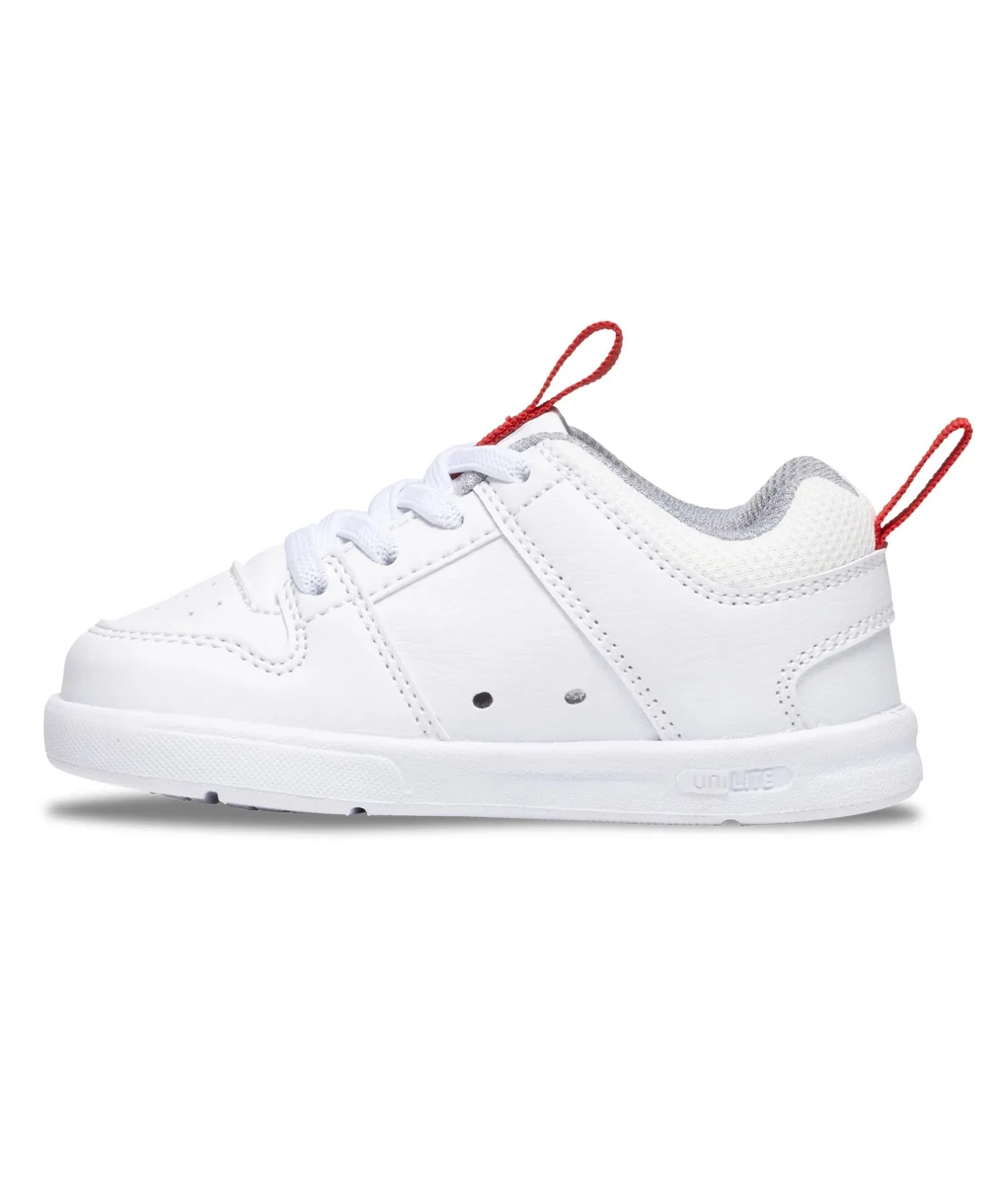 Детские кроссовки DC Shoes Lynx Zero Elastic для малышей бело-синие — фото 3