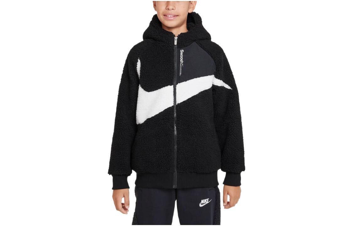 

Детская бархатная куртка Nike, Черный
