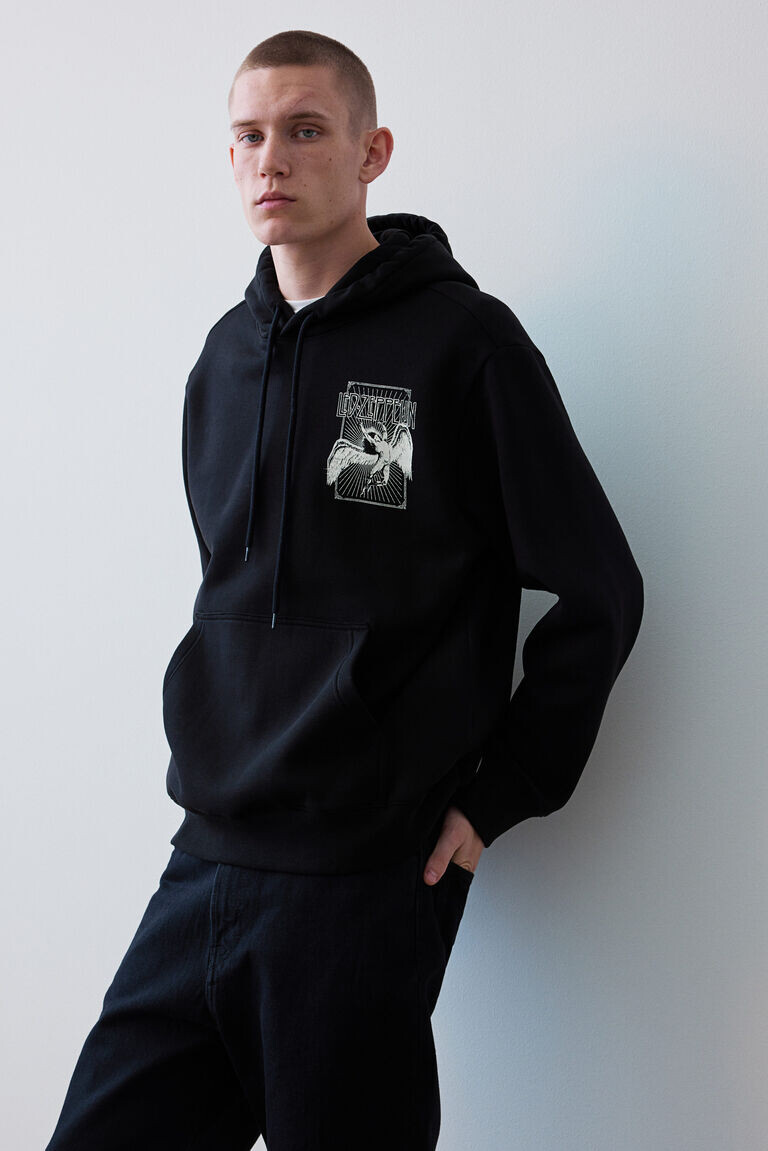 

Толстовка обычного кроя H&M, черный
