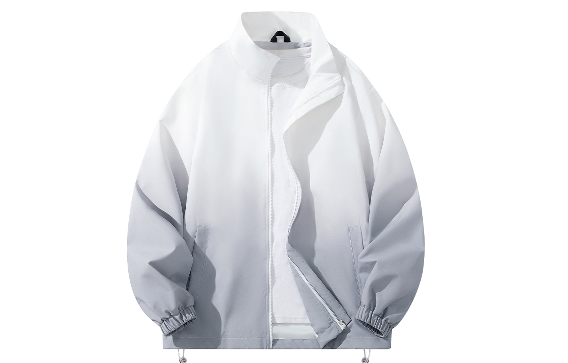 

BOBBY ABLEY Куртка Unisex, White Gray Gradient