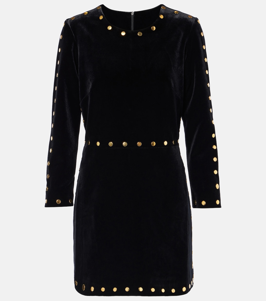 

Бархатное мини-платье в стиле ска Dodo Bar Or, черный