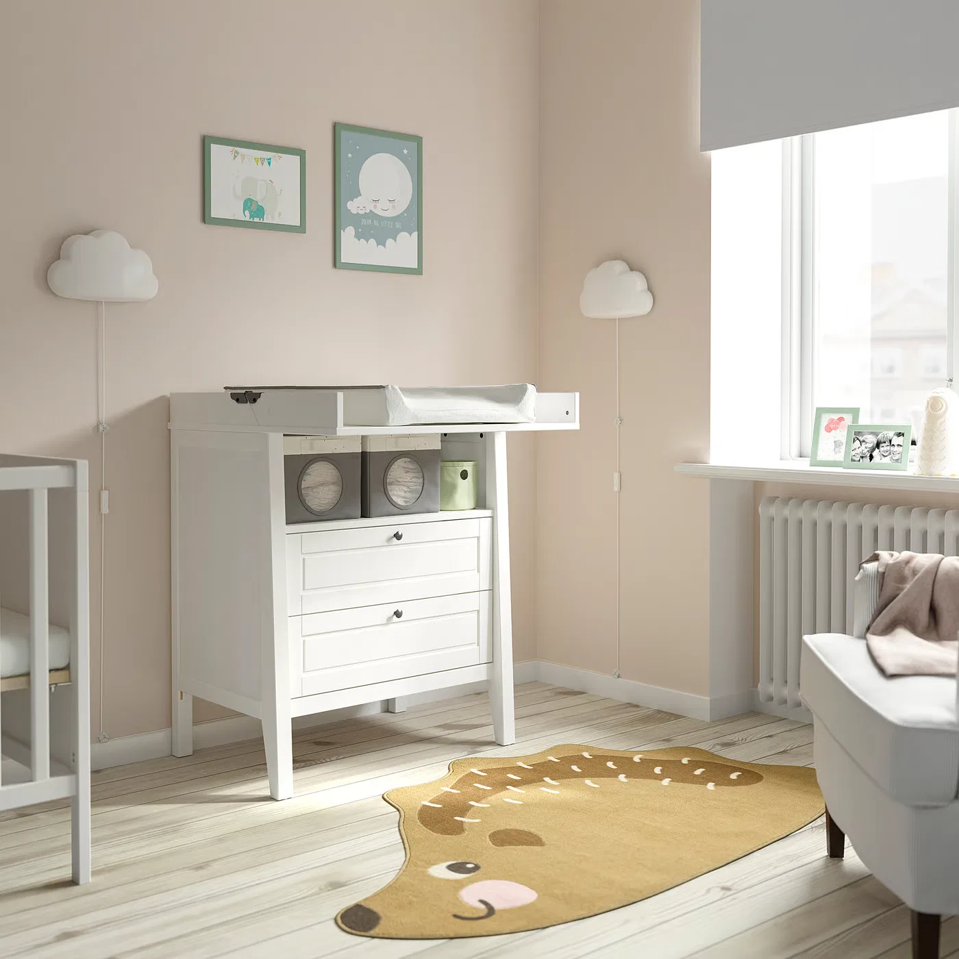 Пеленальный столик/комод, белый Sundvik IKEA — фото 3