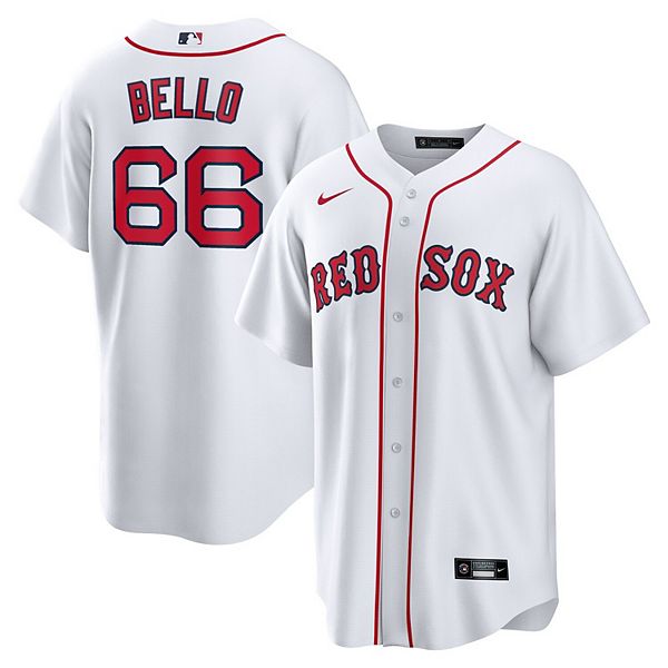 

Мужская реплика домашней футболки brayan bello white boston red sox Nike