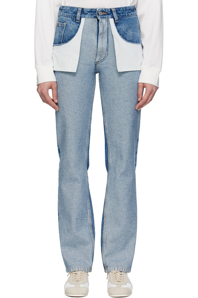 

Прямые джинсы Mm6 Maison Margiela, синий