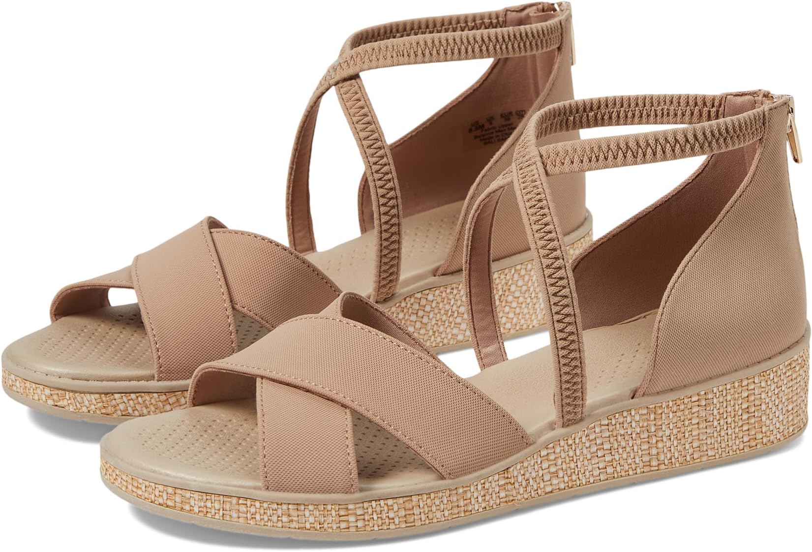 Сандалии Bzees Bali Sand Strappy Wedge Sandals, Walnut Brown
