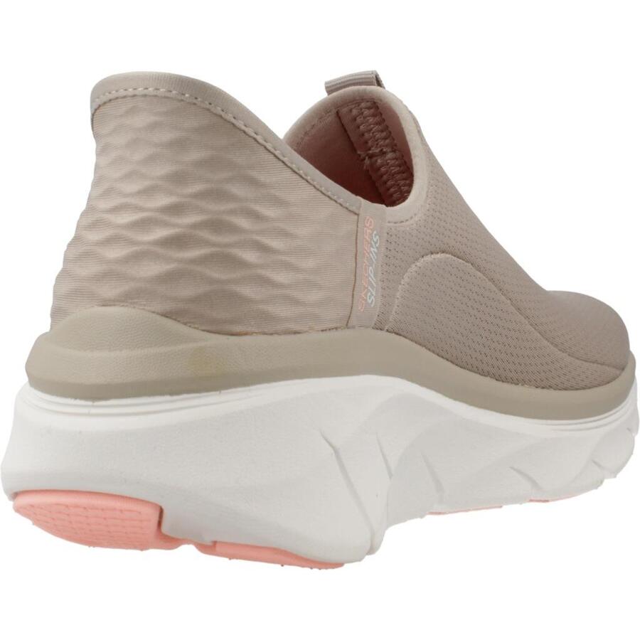 Кроссовки Skechers модель Slip-ins 150099s Dlux Walker 2.0 цвет бежевый — фото 3