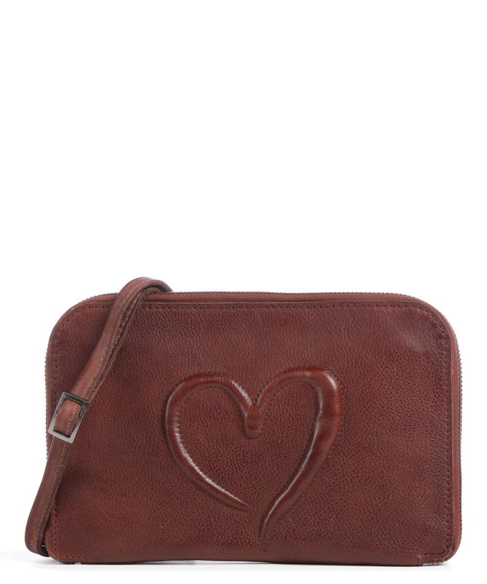 

Сумка через плечо Theodor-Herzl-Platz 7 из зернистой яловой кожи. Taschendieb Wien, коричневый